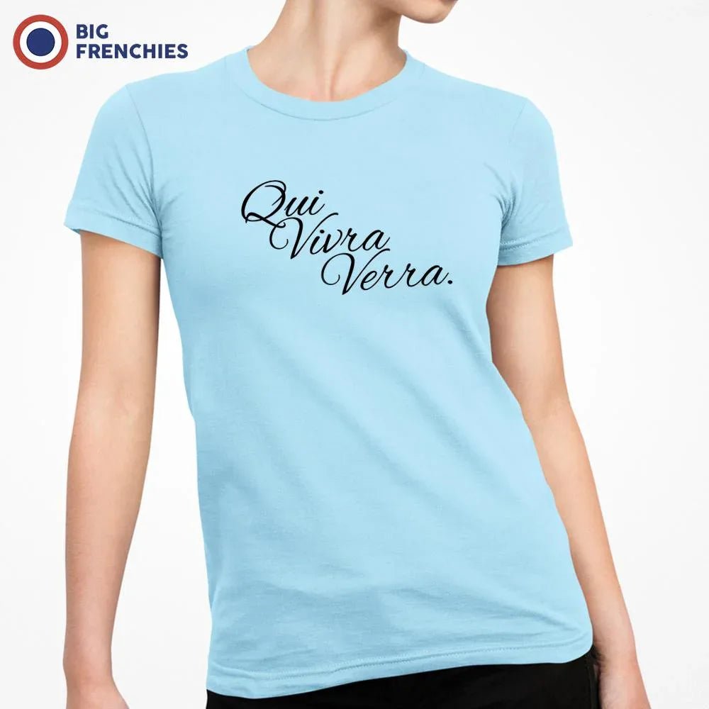 Qui Vivra Verra Women's Organic Cotton Tee - Create Marketplace