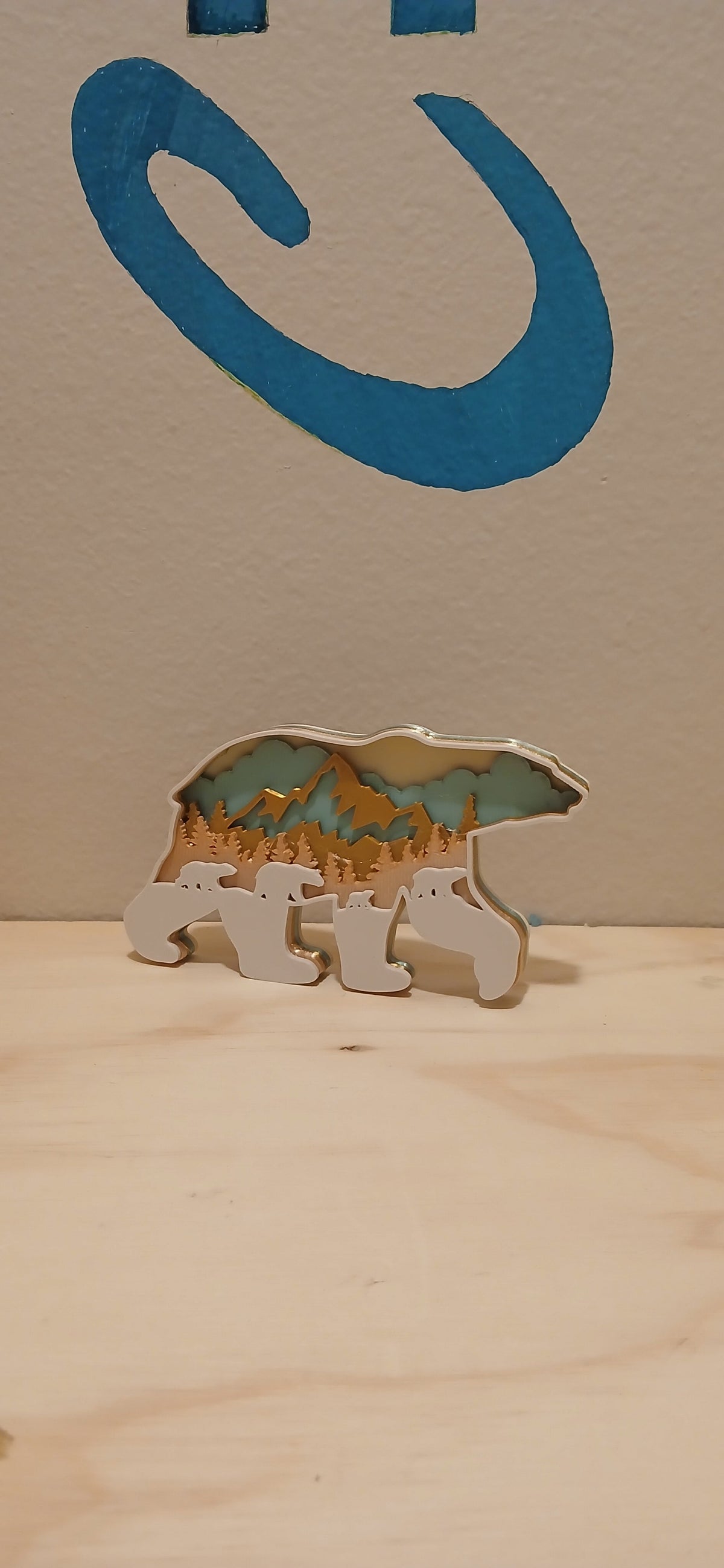 3d printed Layered Display