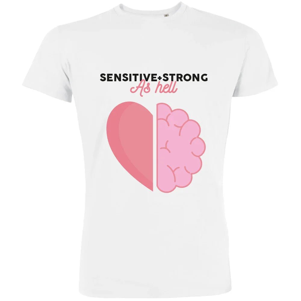 Sensitive+Strong As Hell Men's Organic Tee - Create Marketplace