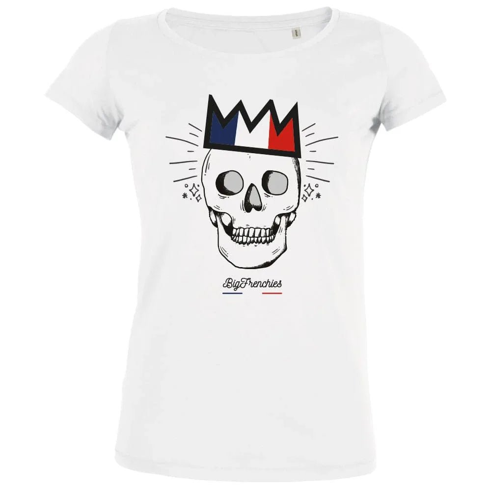Skull Bigfrenchies Women's Organic Tee - Create Marketplace