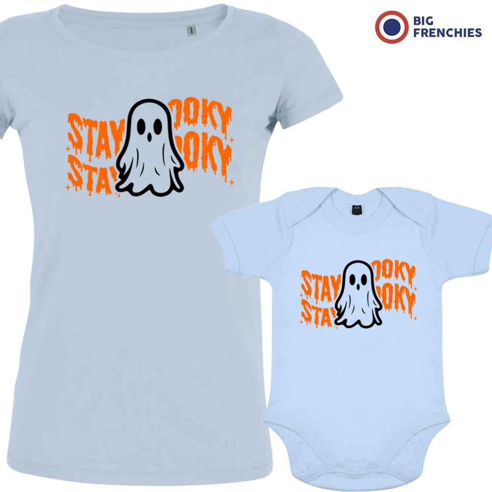 Stay Spooky Halloween Mom and Child Organic Cotton family Set (Set of 2) - Create Marketplace