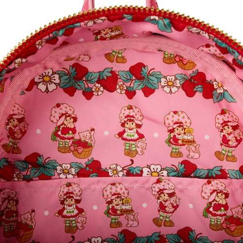 Strawberry Shortcake Denim Gingham Mini-Backpack - Create Marketplace