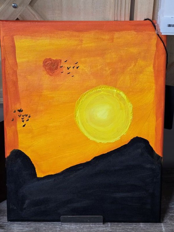 Sun Set Painting - made by kid Noah - Create Marketplace