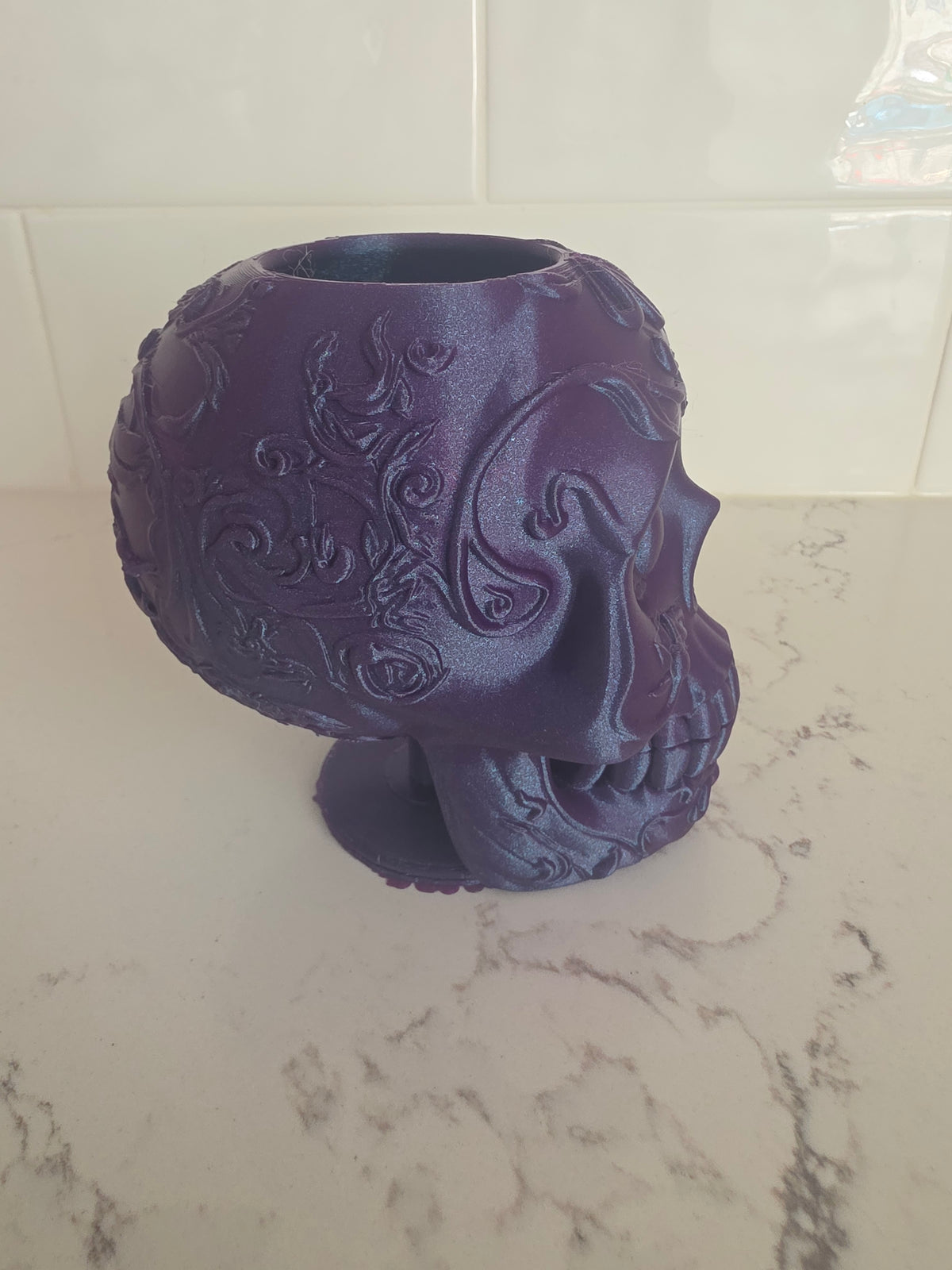 Vase tête de mort mexicaine