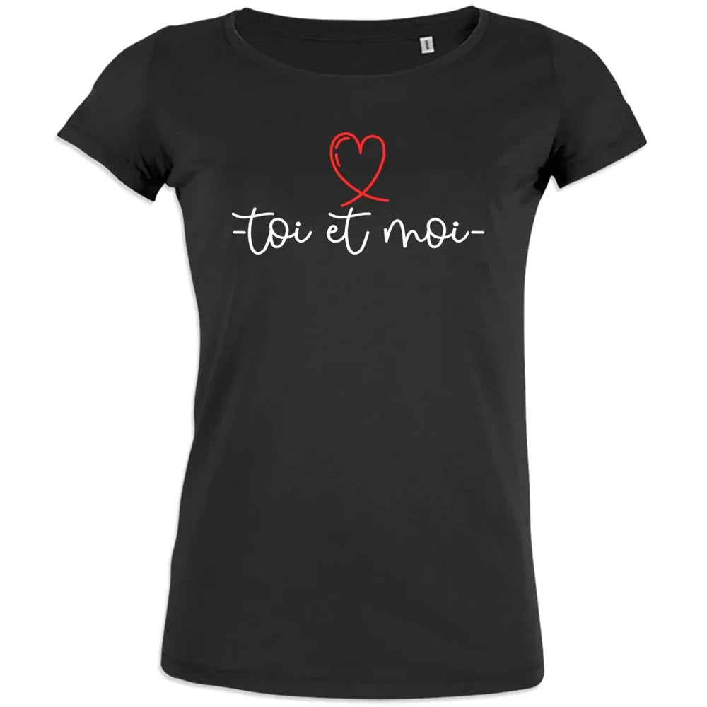 Toi et Moi Women's Organic Cotton Tee - Create Marketplace