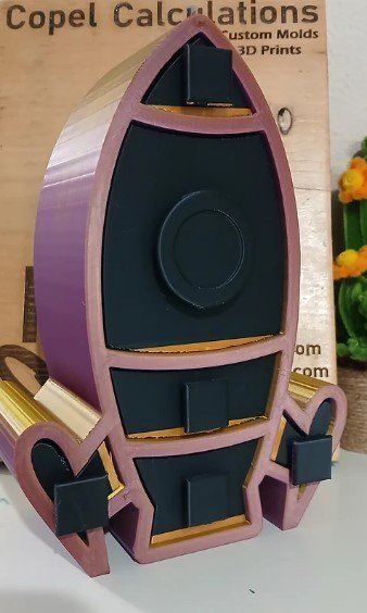 Trinket Box - Rocket Ship - Create Marketplace