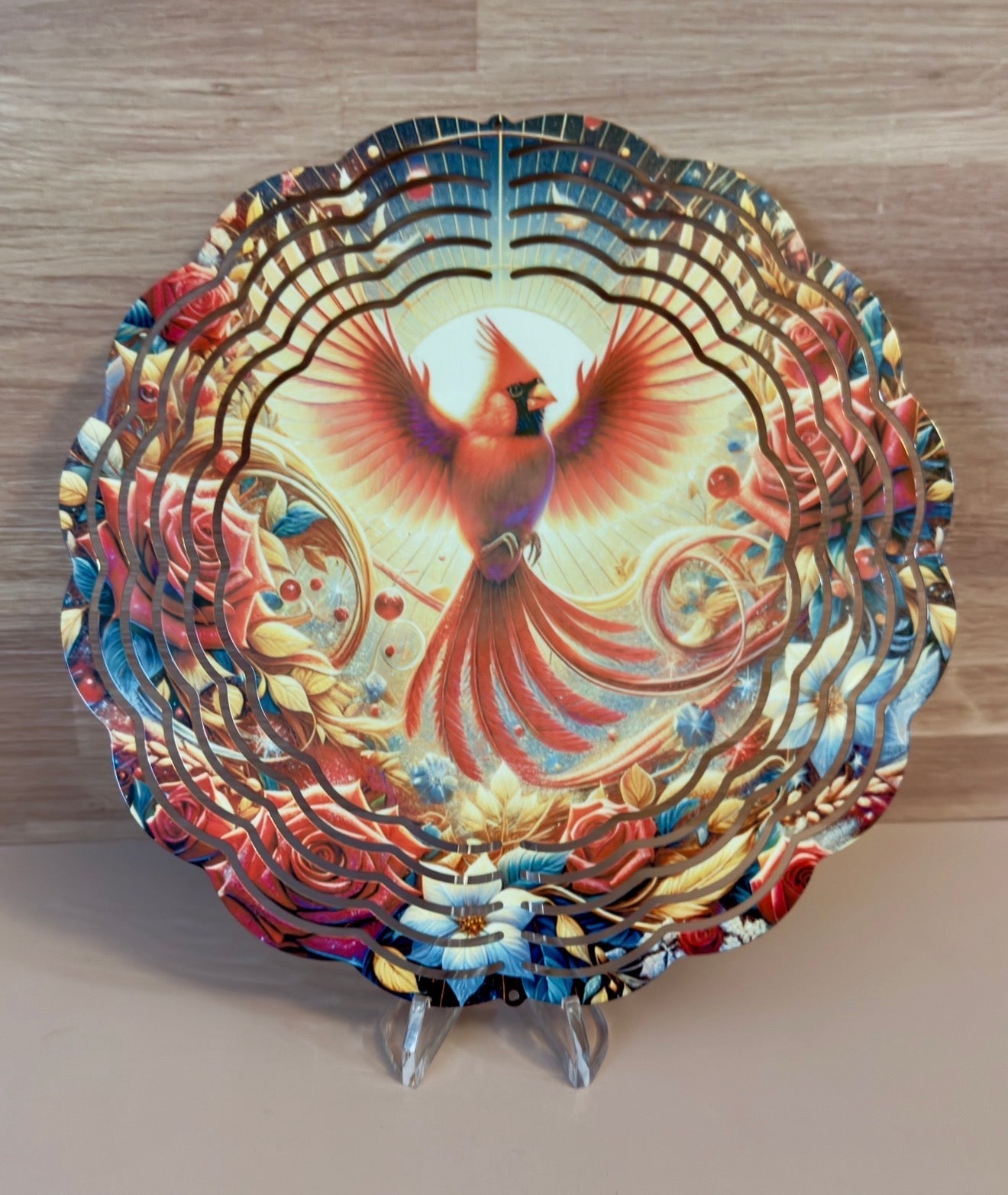 Wind Spinner - Bird/Flowers - Create Marketplace