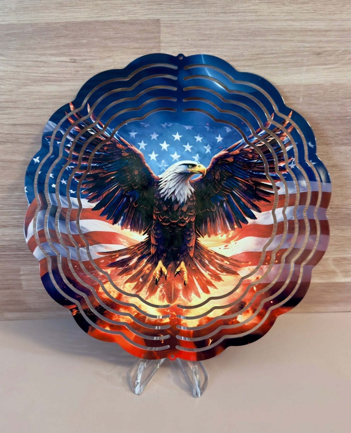 Wind Spinner - Eagle/Flag - Create Marketplace
