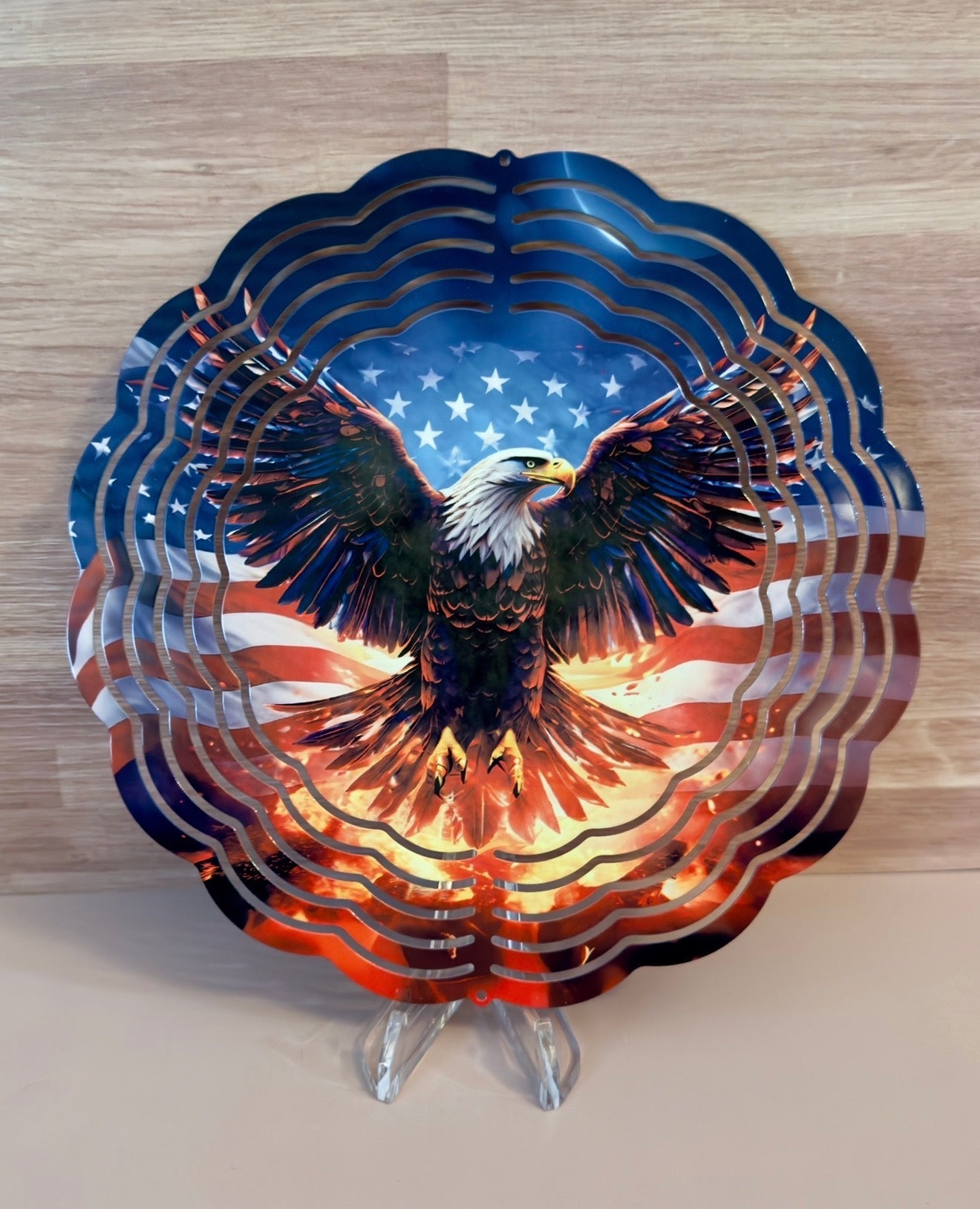 Wind Spinner - Eagle/Flag - Create Marketplace
