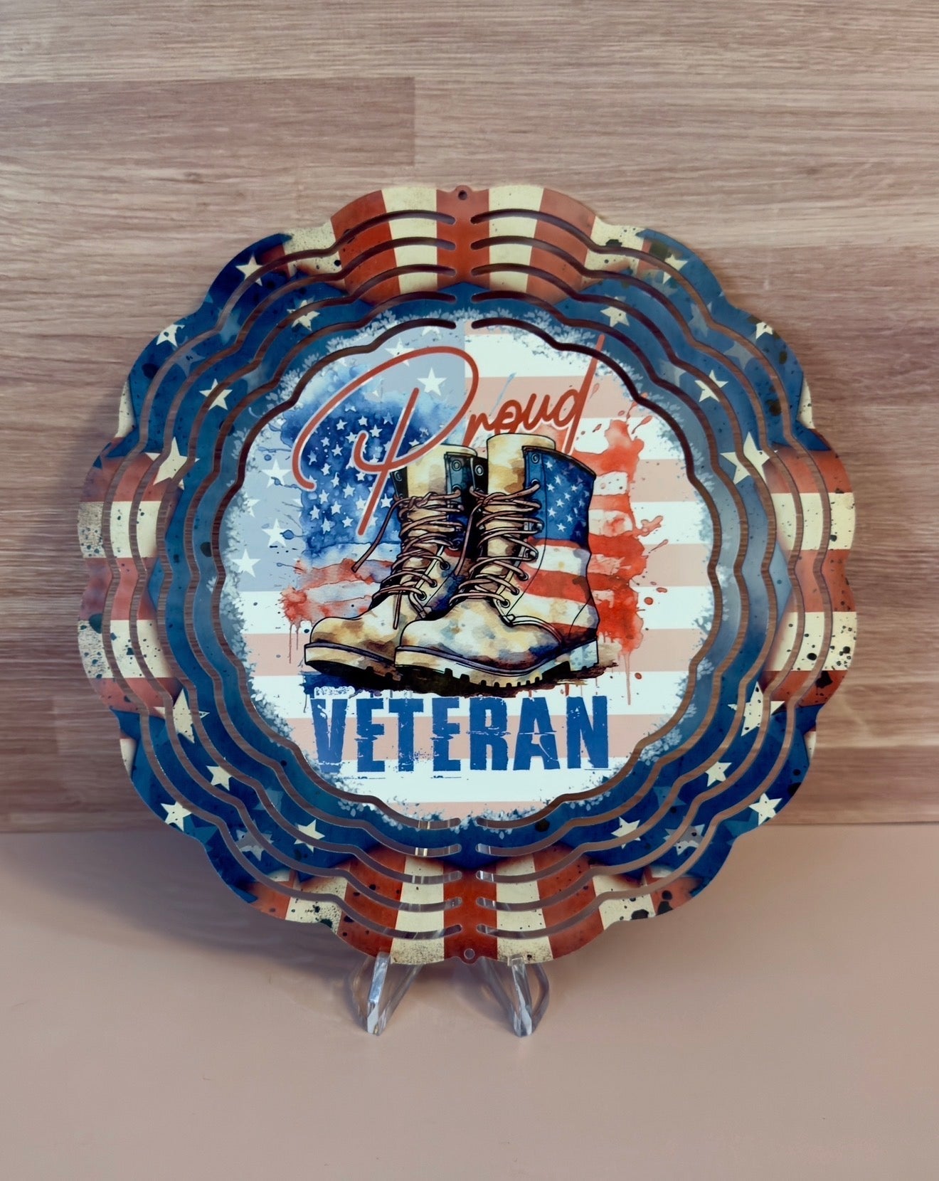 Wind Spinner - Proud Veteran - Create Marketplace