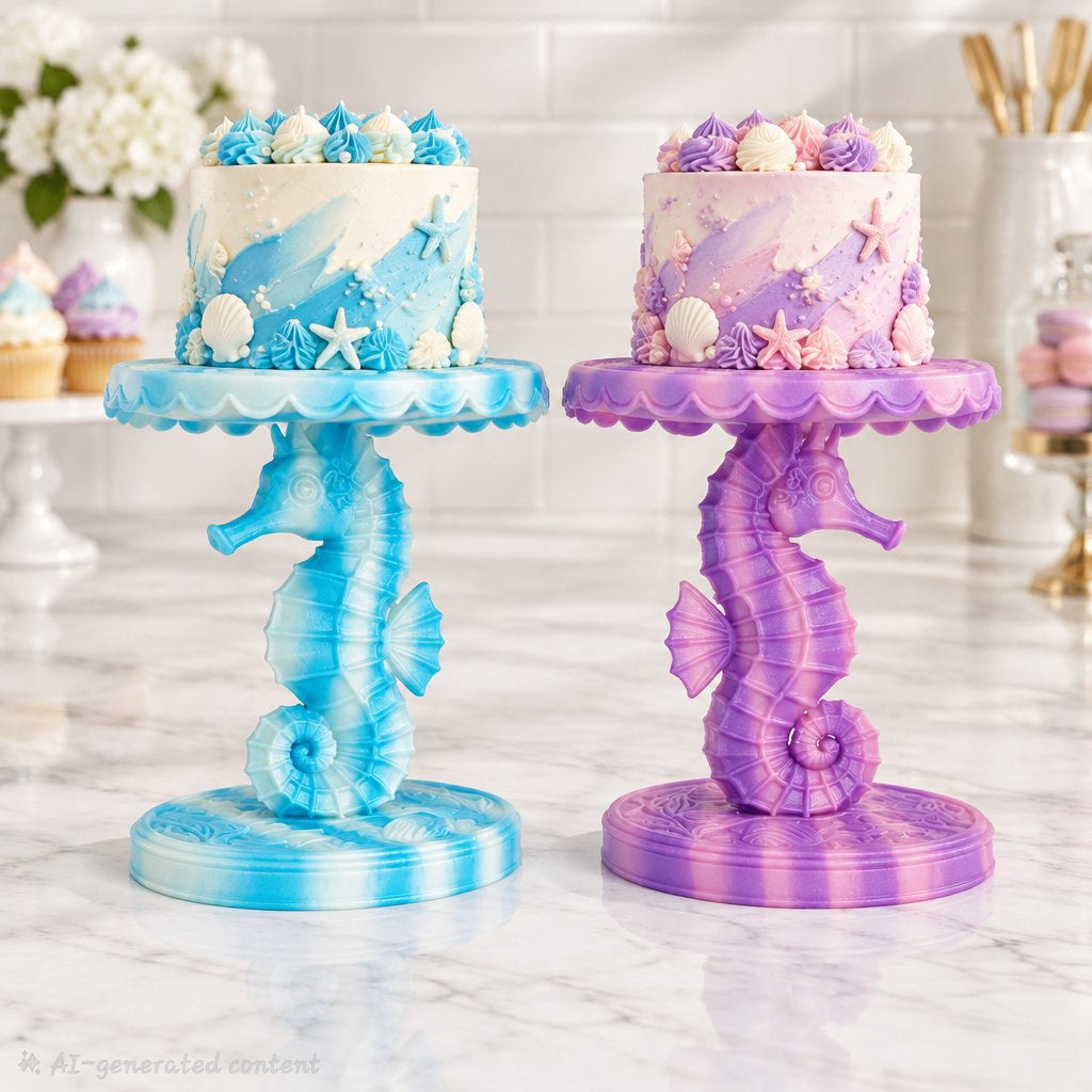 Küstenseepferdchen-Kuchenständer