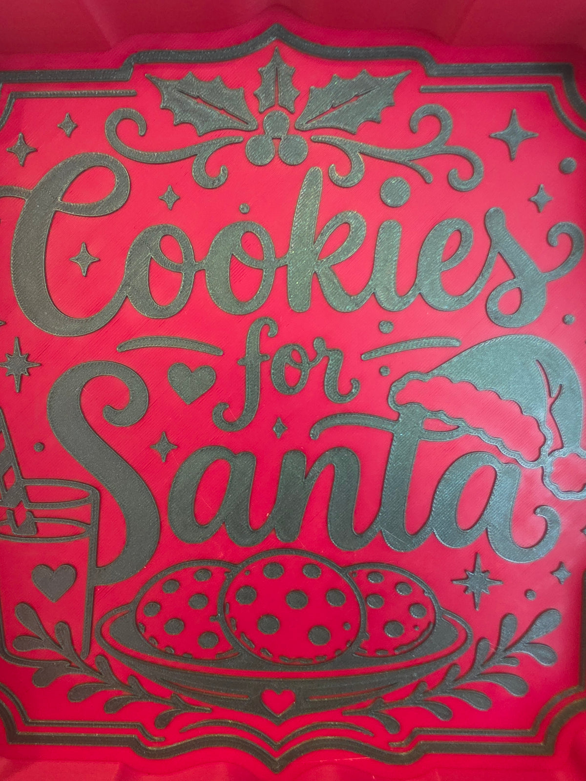 Bandeja para servir «Galletas para Papá Noel»