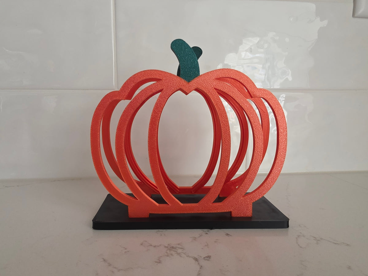 Pumpkin Napkin Holder 3D Printed