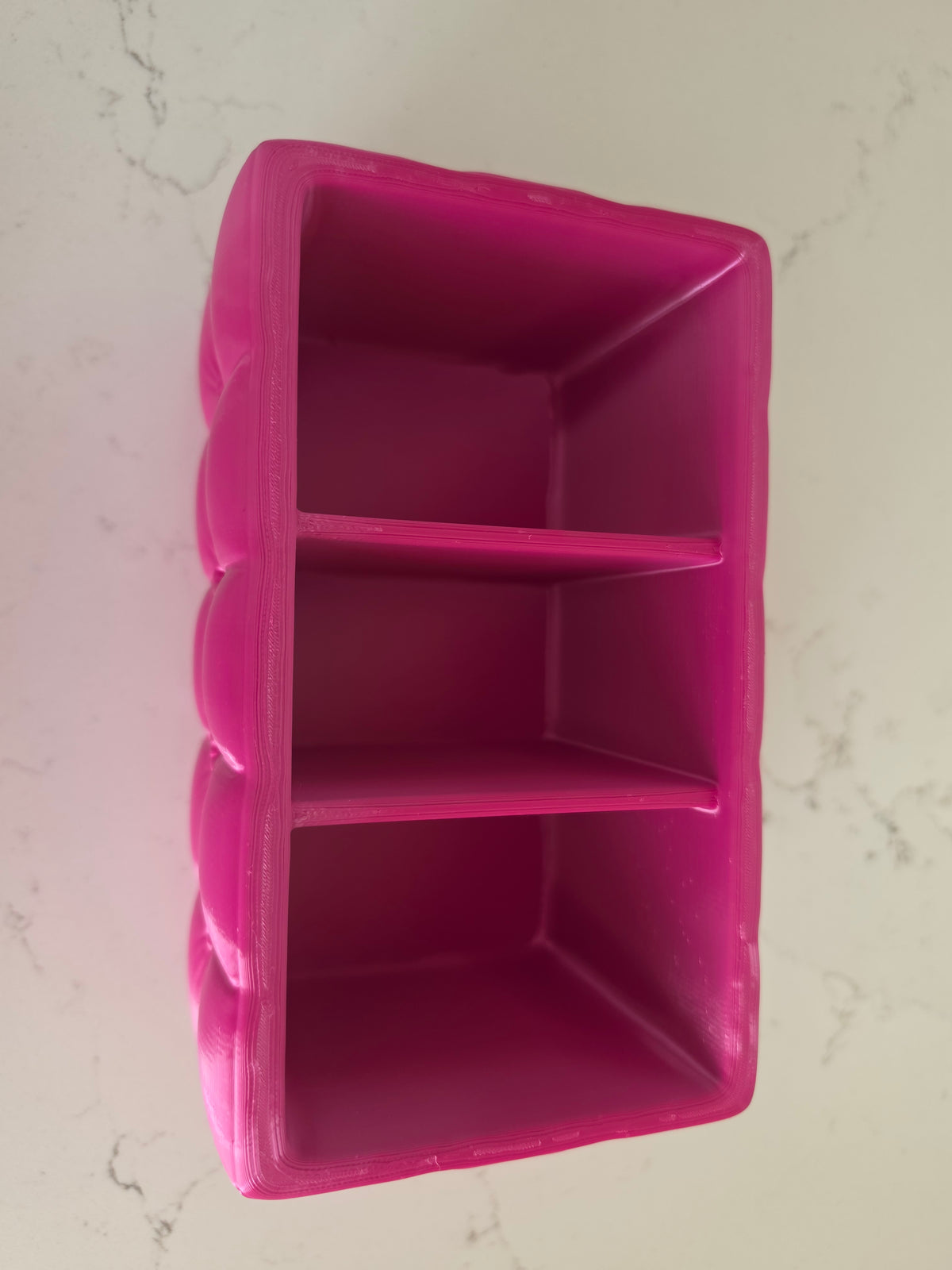 Organisateur de maquillage à nœud matelassé imprimé en 3D