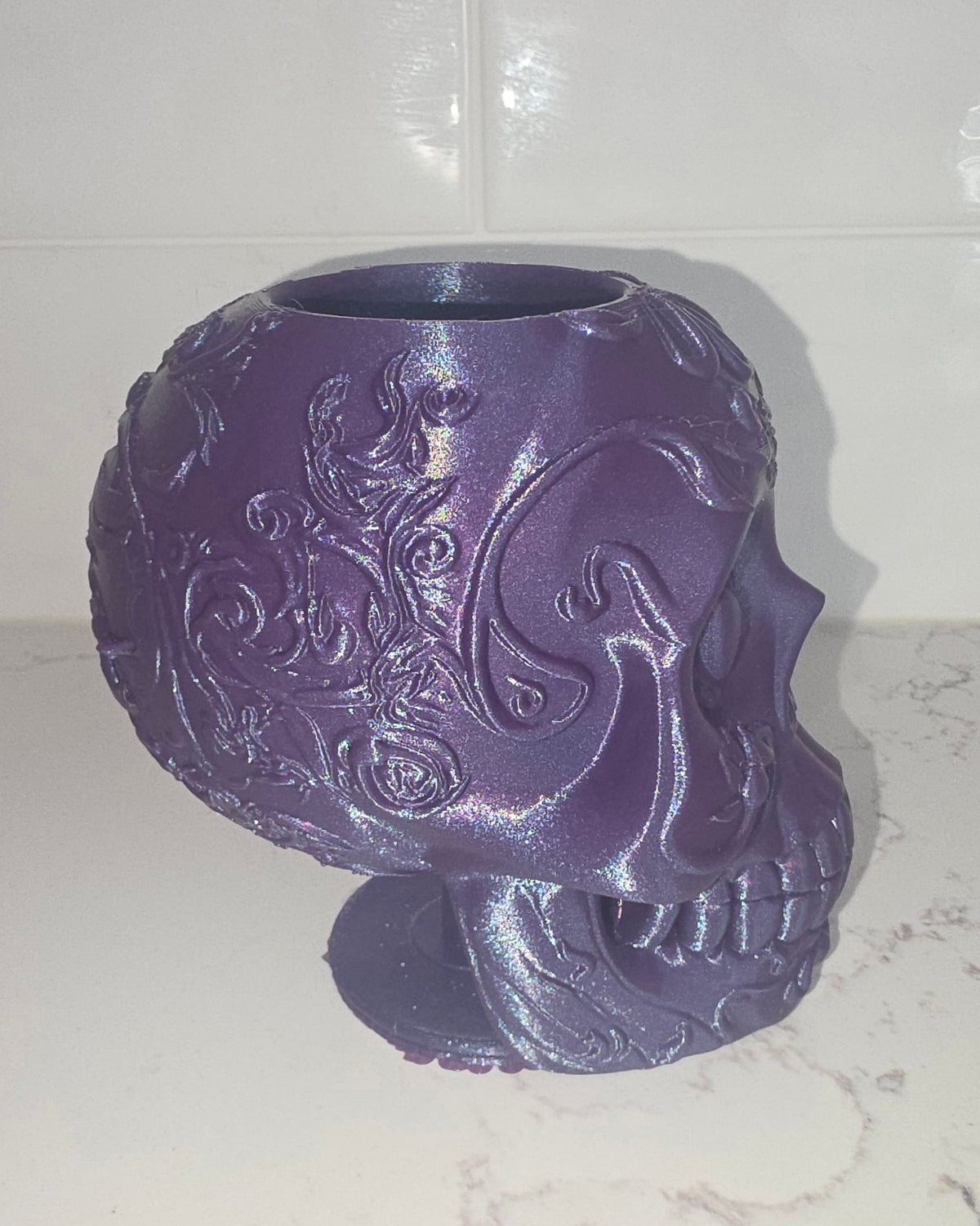Vase tête de mort mexicaine
