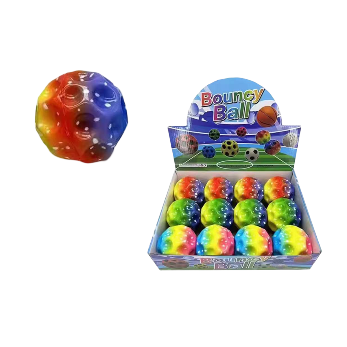 2.75" High Bouncing Ball – Assorted Colors MSBB1 - Create Marketplace