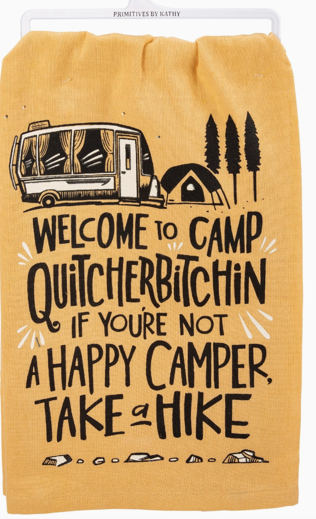 Welcome to Camp Kitchen Towel