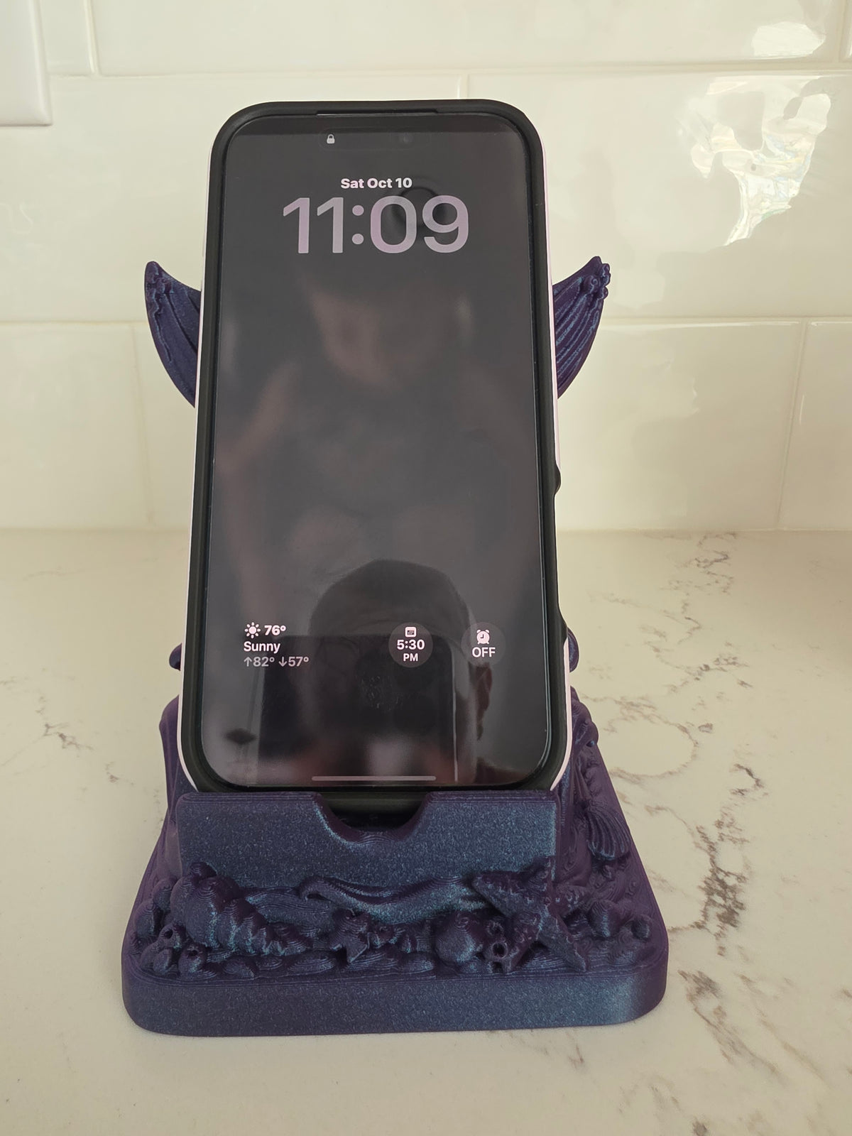 Mermaid Tail Phone Stand 3D Printed