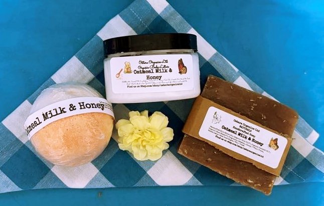 6. Oatmeal Milk & Honey Pearly Pretty Triple Play - Create Marketplace