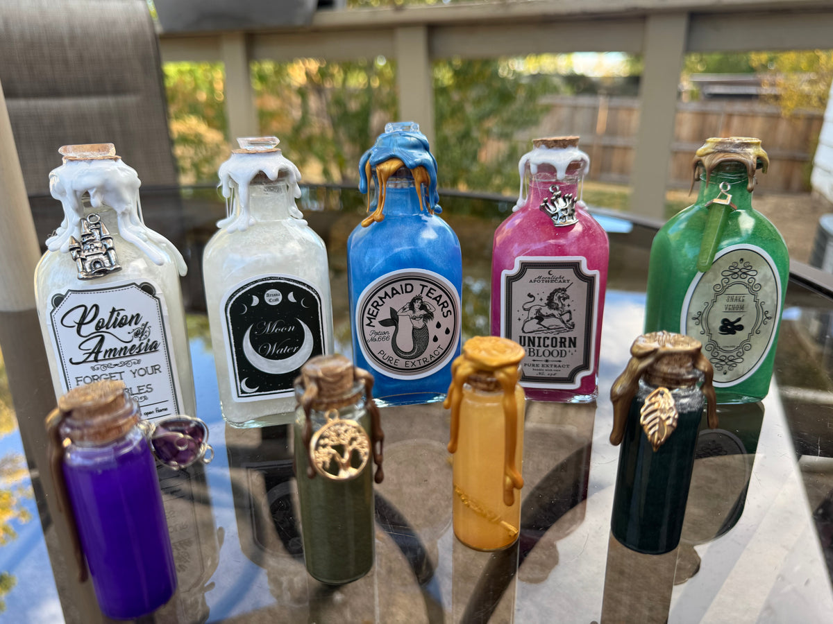 Mini Fantasy Potion Bottles – Magical Collectibles