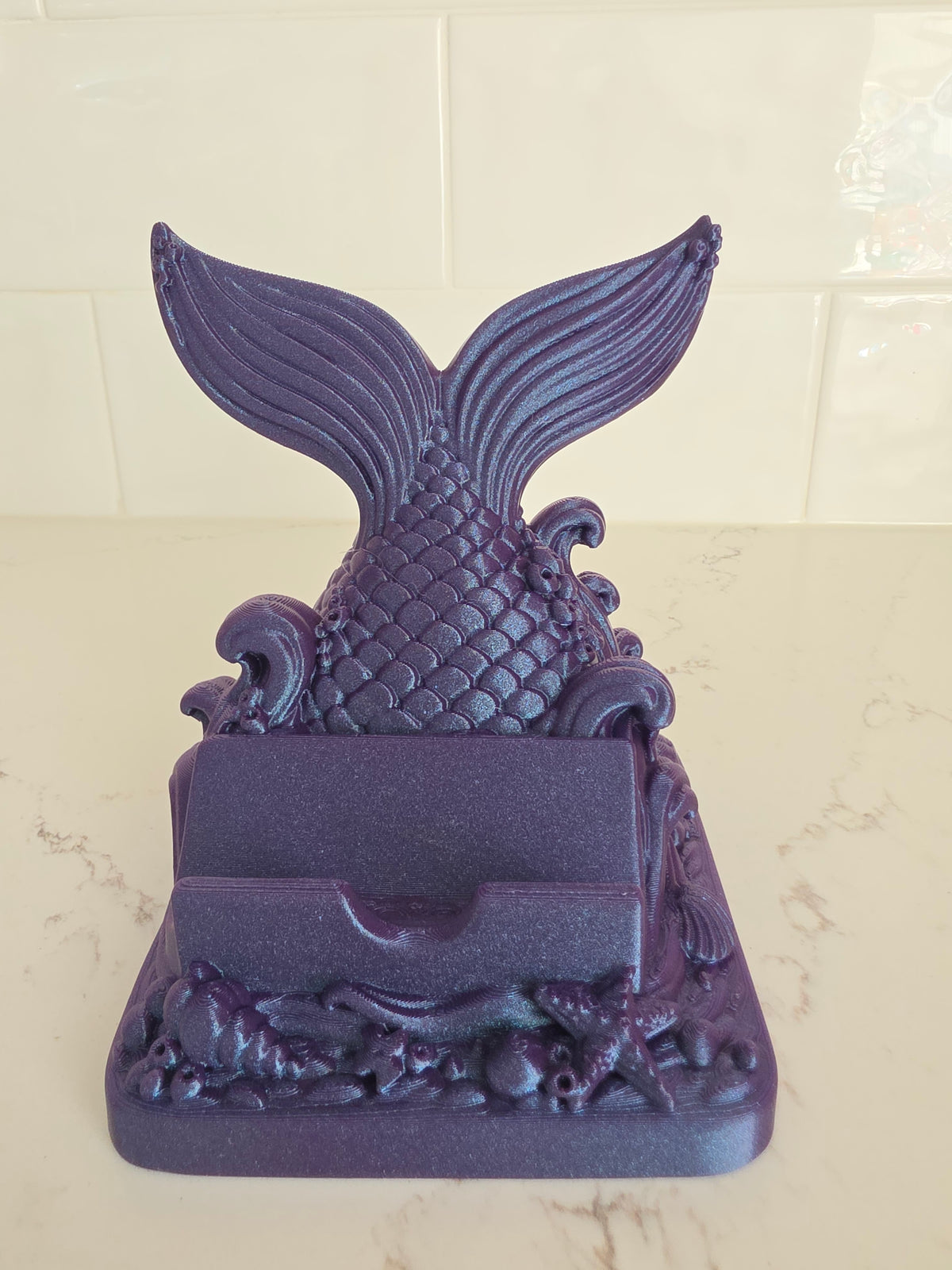 Mermaid Tail Phone Stand 3D Printed
