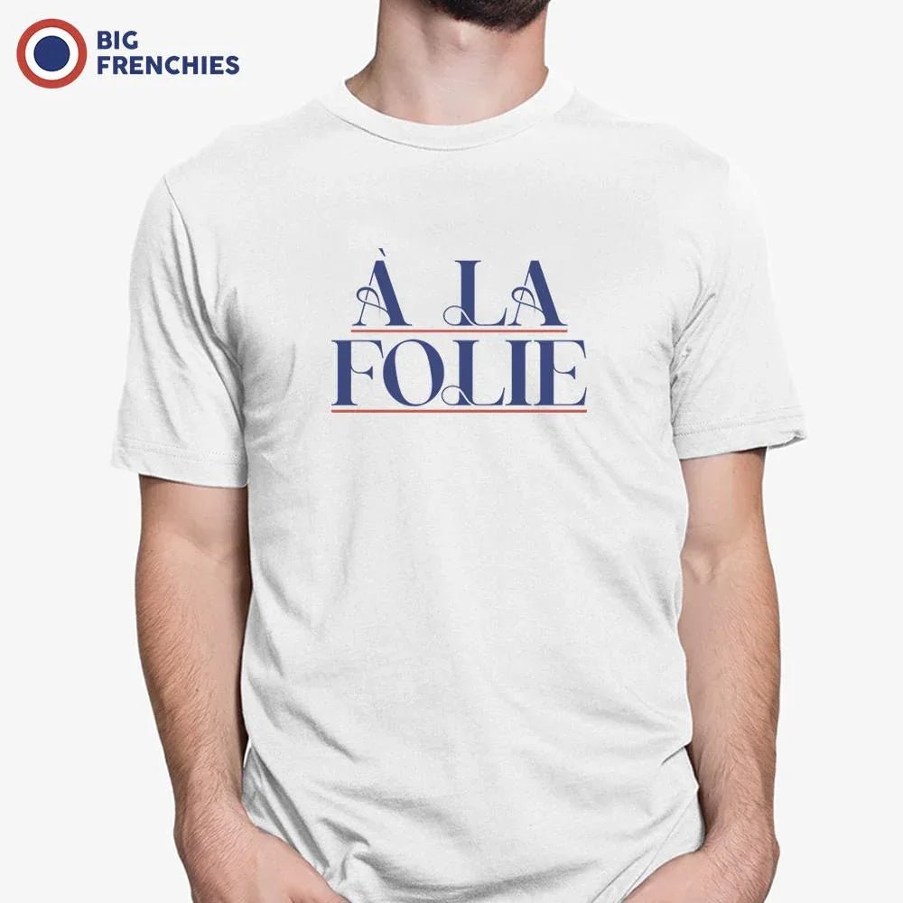 À La Folie Café Men's Organic Cotton Tee - Create Marketplace