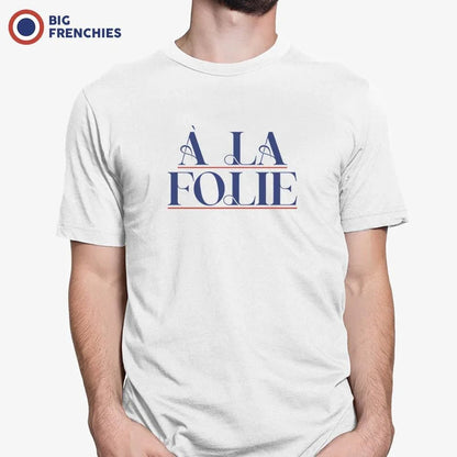 À La Folie Café Men's Organic Cotton Tee - Create Marketplace