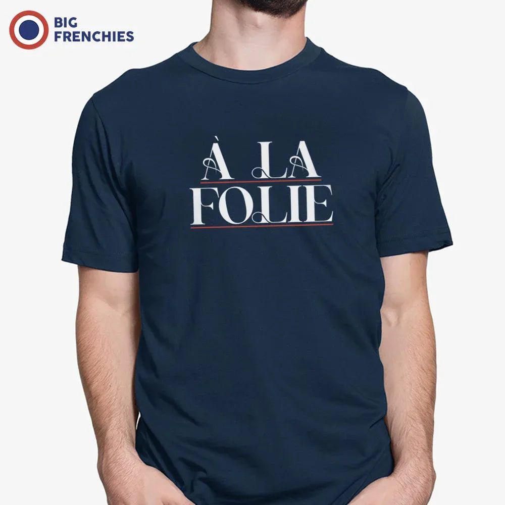 À La Folie Café Men's Organic Cotton Tee - Create Marketplace