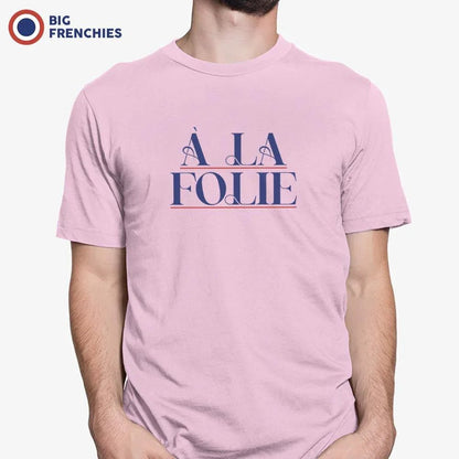 À La Folie Café Men's Organic Cotton Tee - Create Marketplace