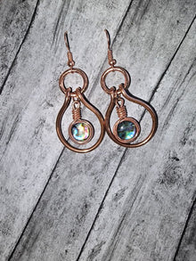 Abalone Copper Earrings - Create Marketplace
