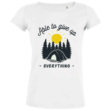 Able To Give Up Everything Women's Organic Tee - Create Marketplace