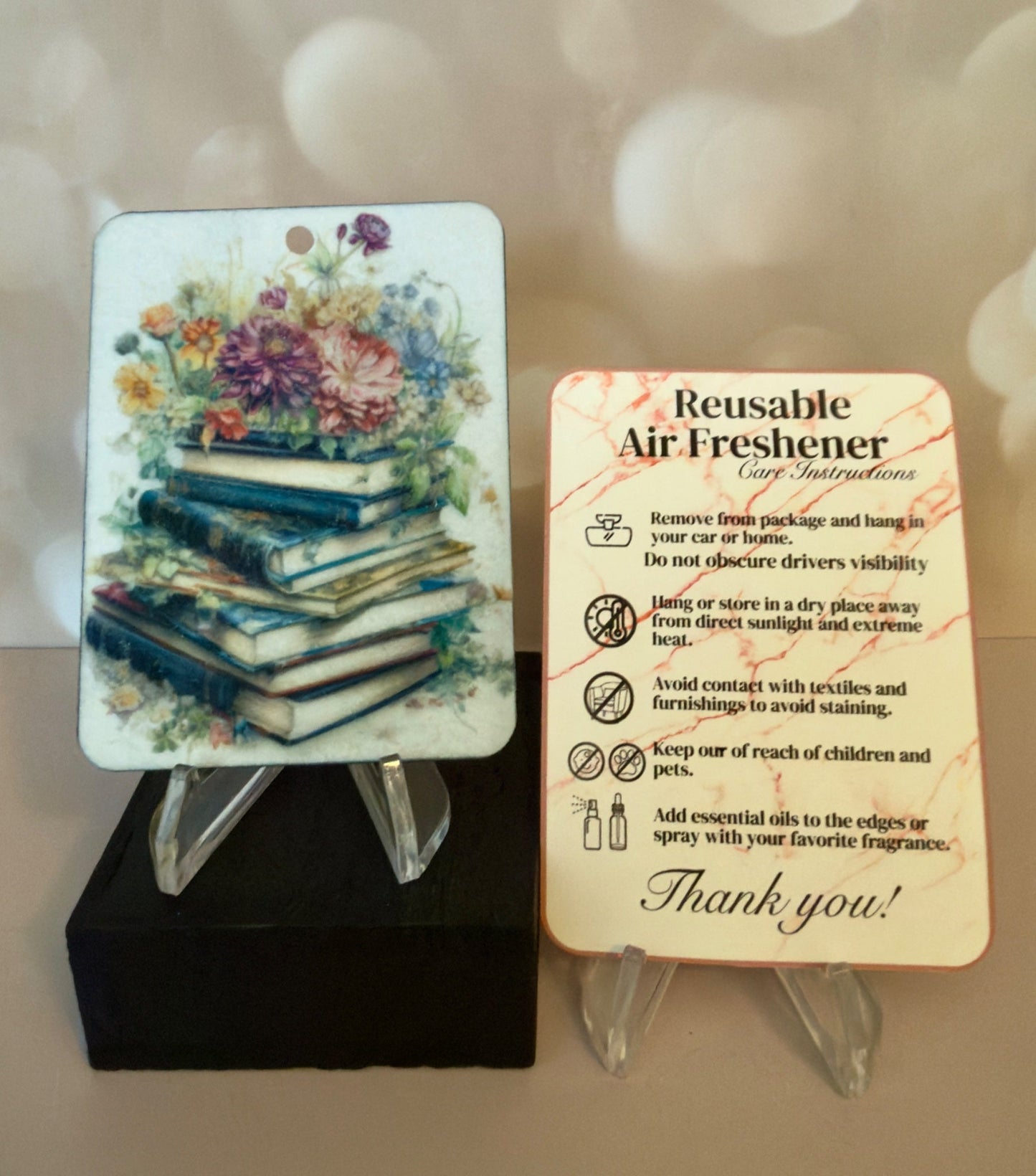 Air Freshener - Books/Flowers - Create Marketplace