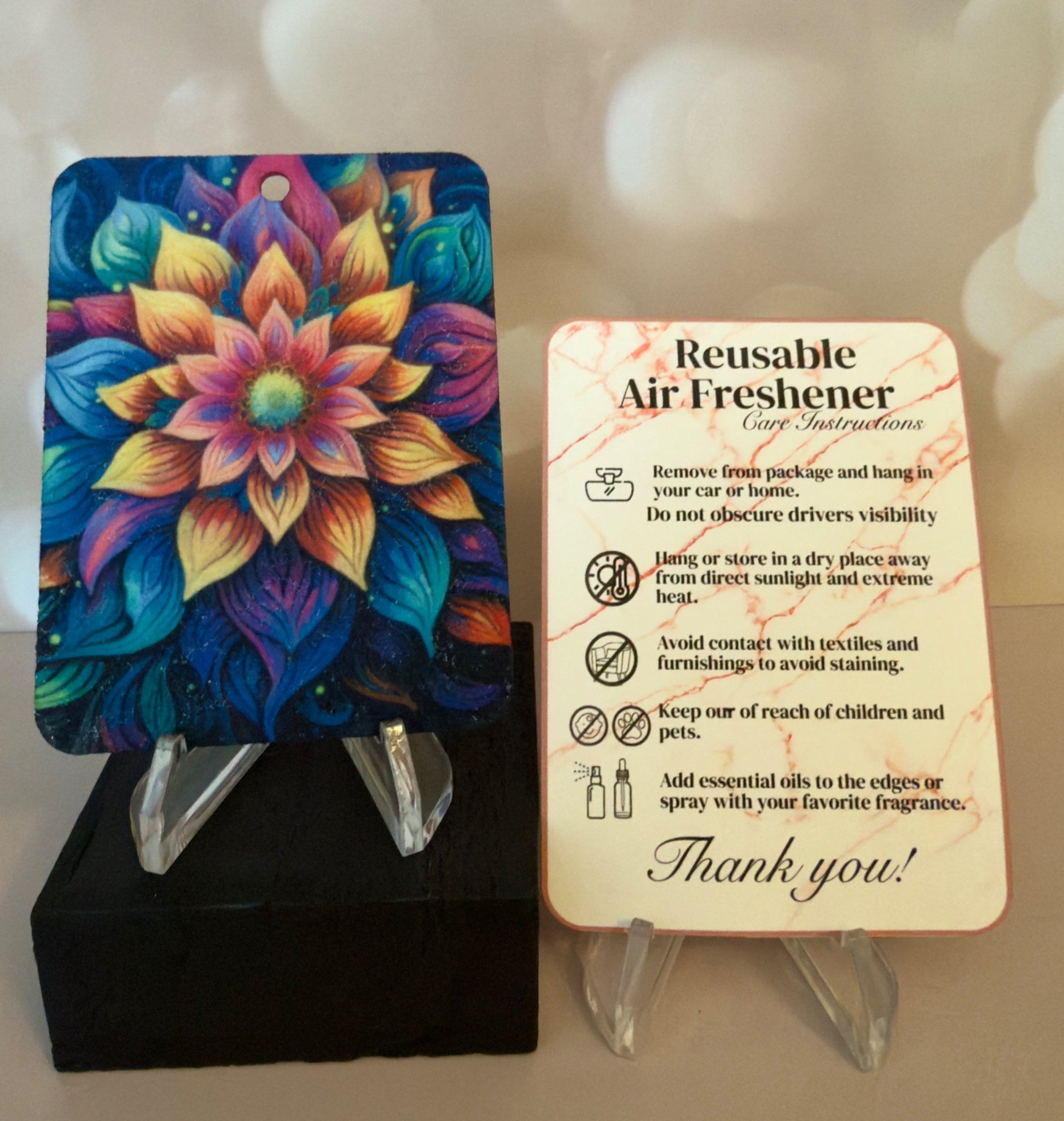 Air Freshener - Colorful Flower - Create Marketplace
