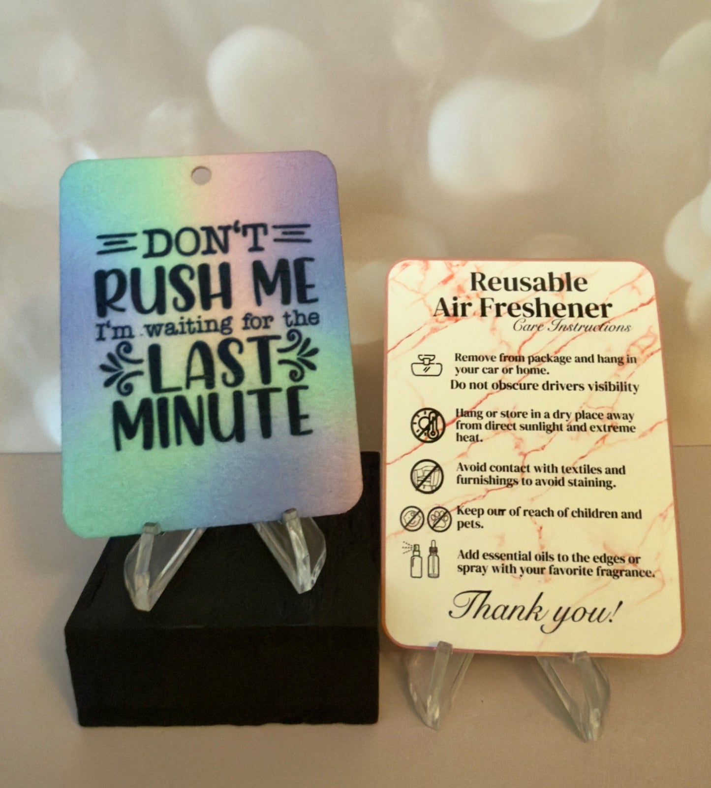 Air Freshener - Dont Rush Me - Create Marketplace