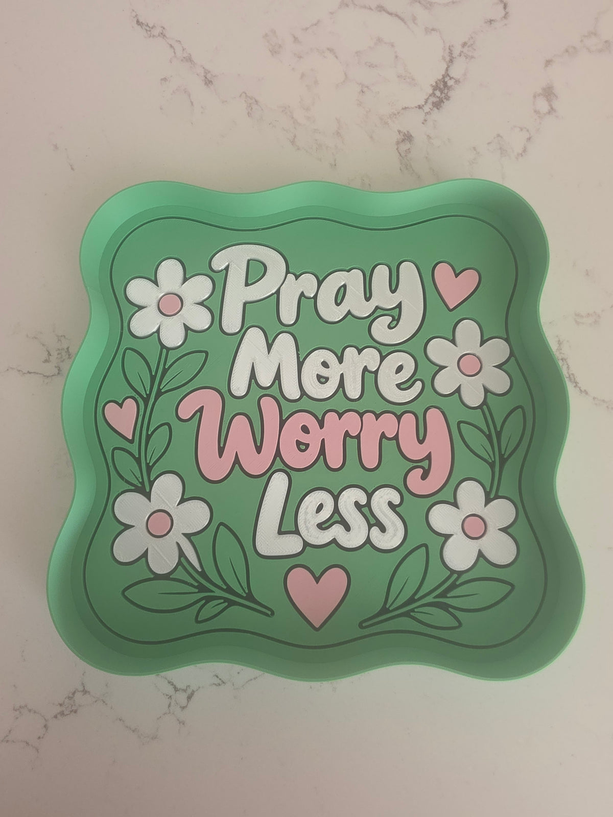 Inspirational Wavy Catchall TrayS