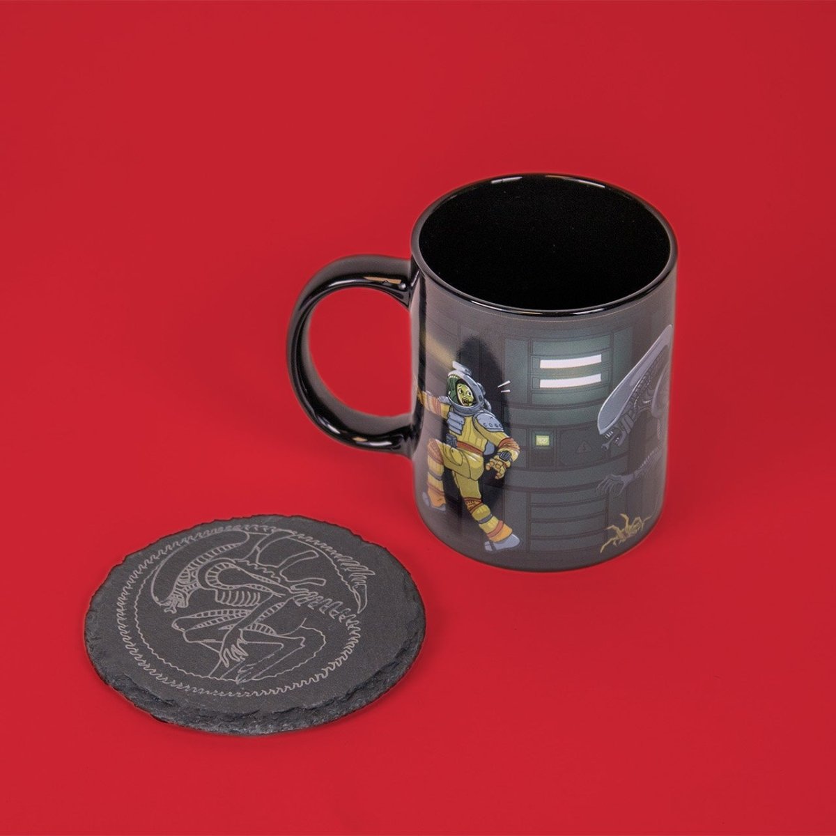 Alien Inspired Mug and Coaster Set - Create Marketplace