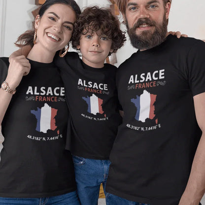 Alsace France Matching Organic Cotton T-Shirts Family Set (Set of 3) - Create Marketplace