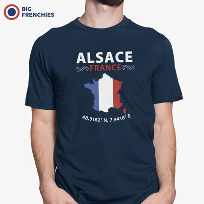Alsace France Men's Organic Cotton Tee - Create Marketplace