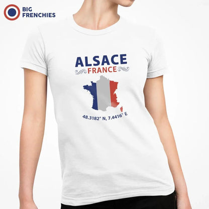 Alsace France Women's Organic Cotton Tee - Create Marketplace