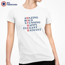 Amazing, Bold, Stunning, Happy, Elegant, Radiant Women's Organic Cotton Tee - Create Marketplace