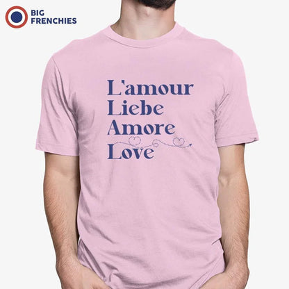 Amour Liebe Amore Love Men's Organic Cotton Tee - Create Marketplace