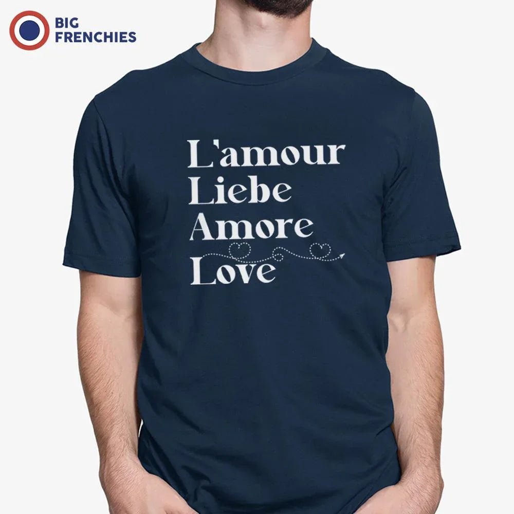 Amour Liebe Amore Love Men's Organic Cotton Tee - Create Marketplace