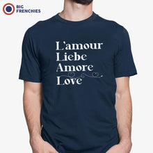 Amour Liebe Amore Love Men's Organic Cotton Tee - Create Marketplace