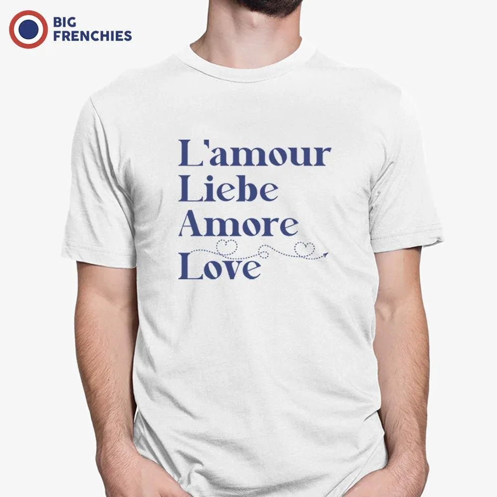 Amour Liebe Amore Love Men's Organic Cotton Tee - Create Marketplace