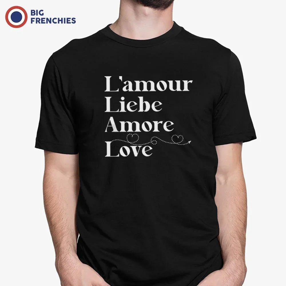 Amour Liebe Amore Love Men's Organic Cotton Tee - Create Marketplace