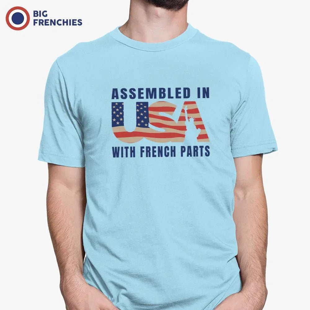 Assembled in USA With French Parts Men's Organic Cotton Tee - Create Marketplace