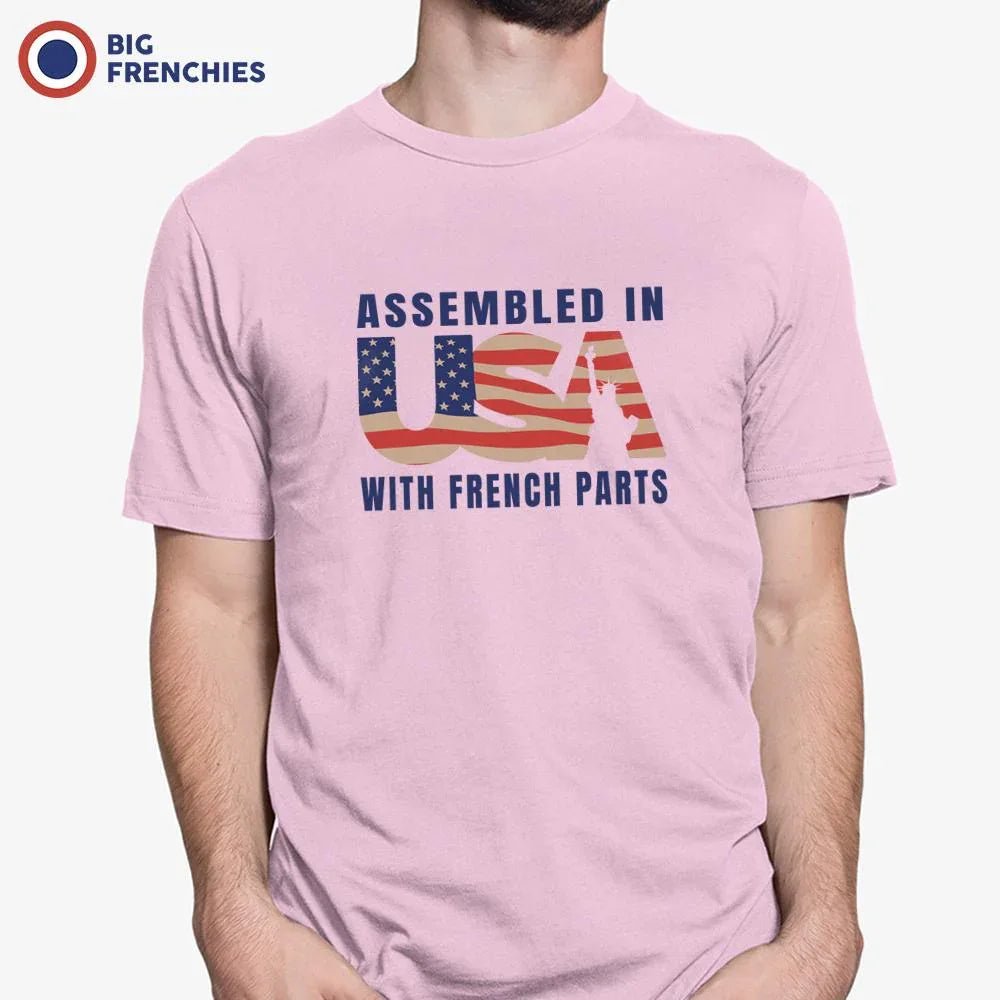 Assembled in USA With French Parts Men's Organic Cotton Tee - Create Marketplace