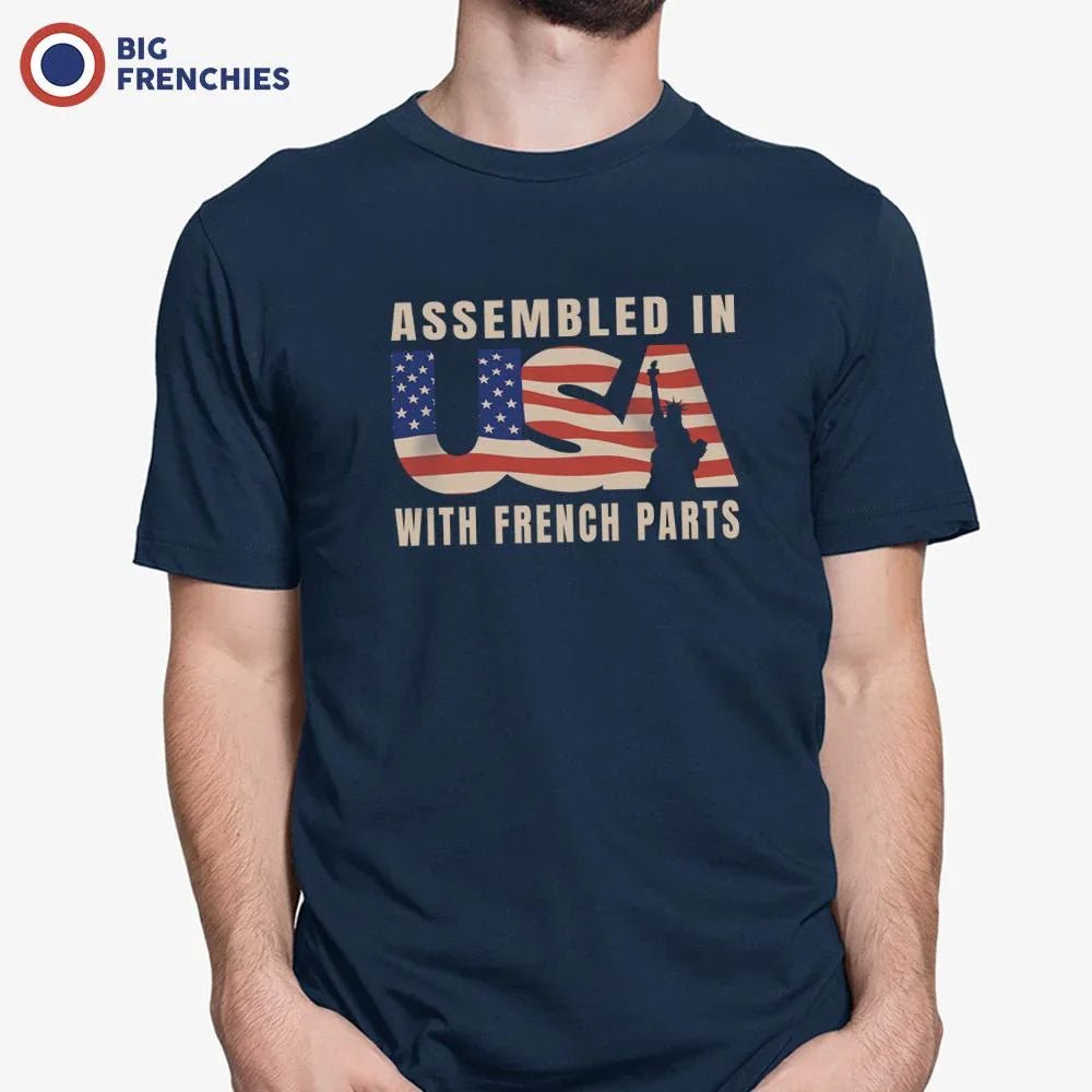 Assembled in USA With French Parts Men's Organic Cotton Tee - Create Marketplace