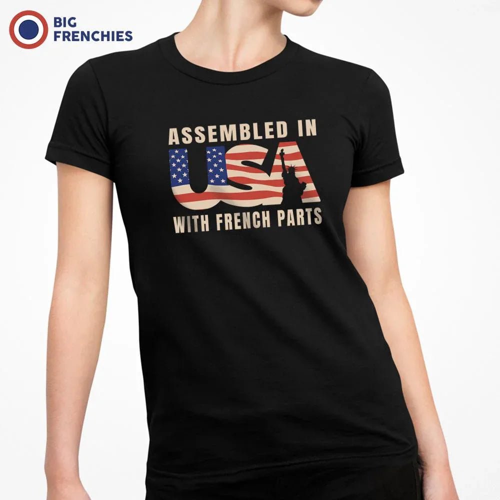 Assembled in USA With French Parts Women's Organic Cotton Tee - Create Marketplace