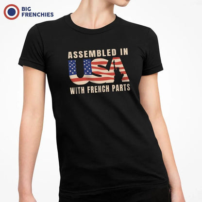 Assembled in USA With French Parts Women's Organic Cotton Tee - Create Marketplace